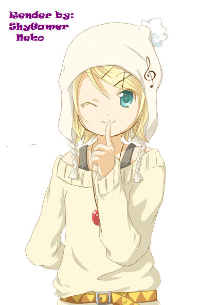 Kagamine Rin Render by ShyGamerNeko on DeviantArt