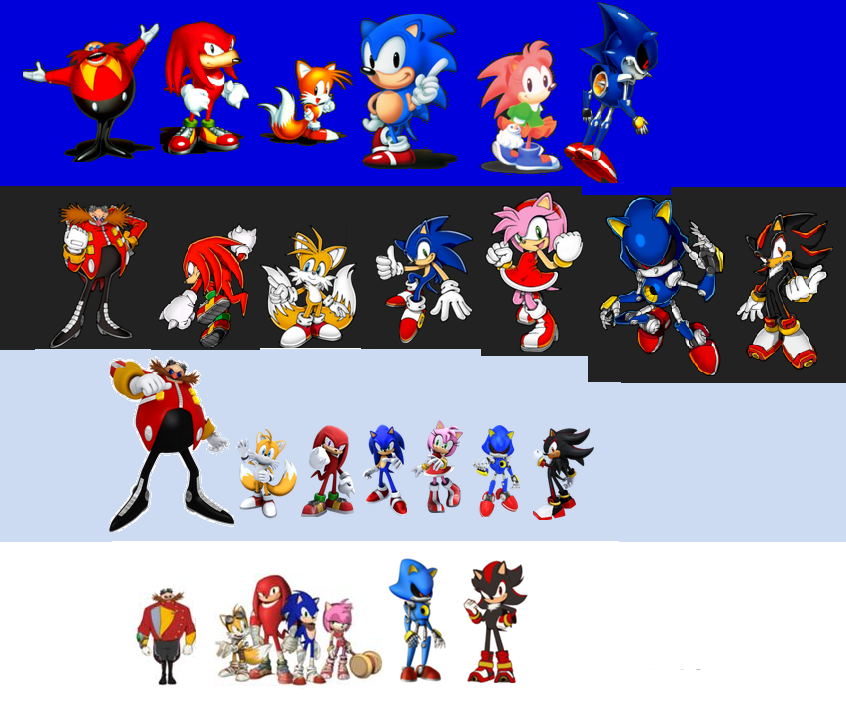 Sonic characters : still here in every generation by.