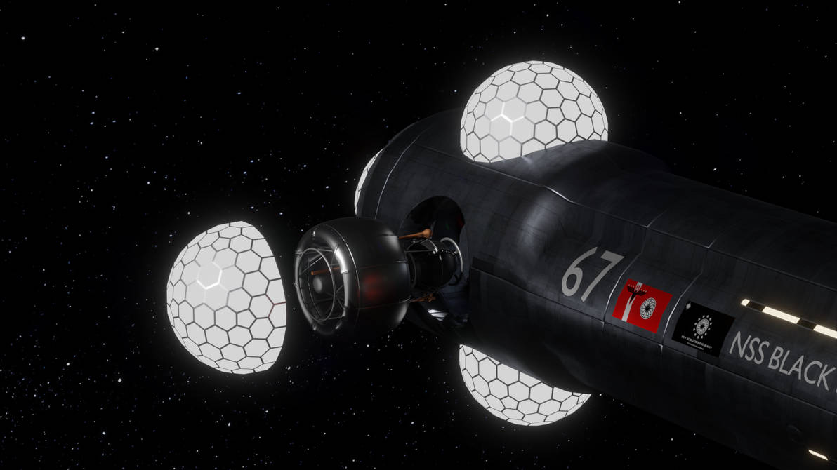 NSS Black Sun - Sublight Warp Drive by QuintessenceReality2 on DeviantArt
