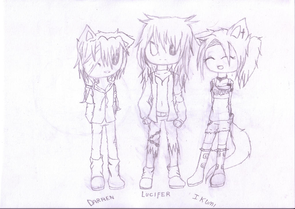 Look at dat cutie chibi trio-