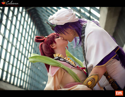 Sinbad and Kougyoku - Magi - Love is in the air
