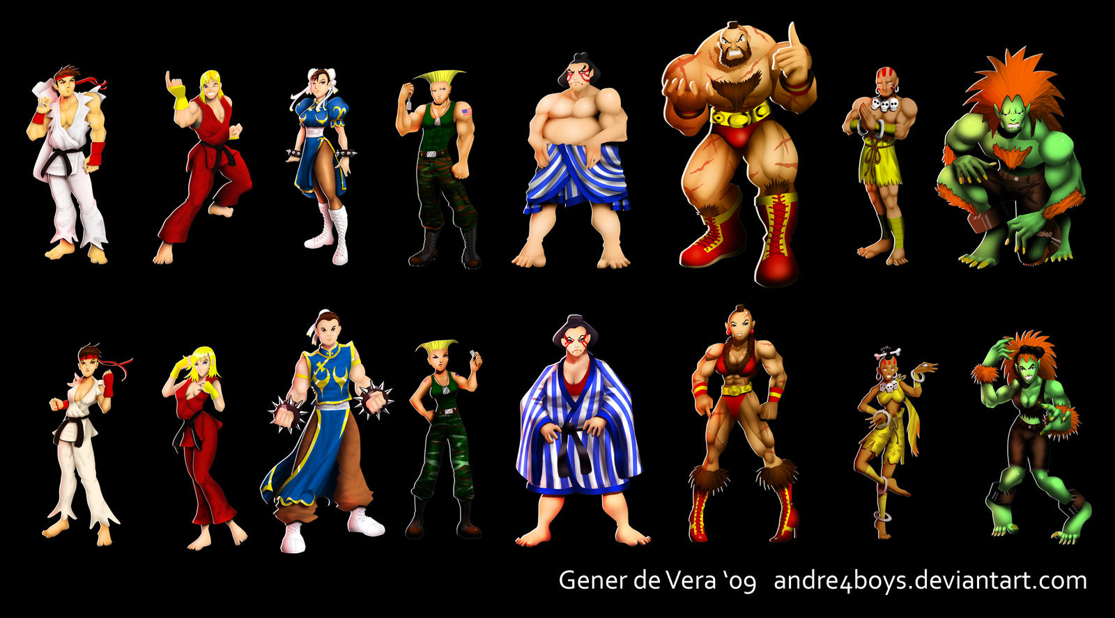 All Genders: Street Fighter by andre4boys on DeviantArt