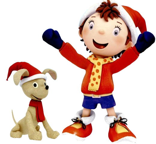 Christmas Noddy and Bumpy Dog by I-Heart-Noddy on DeviantArt