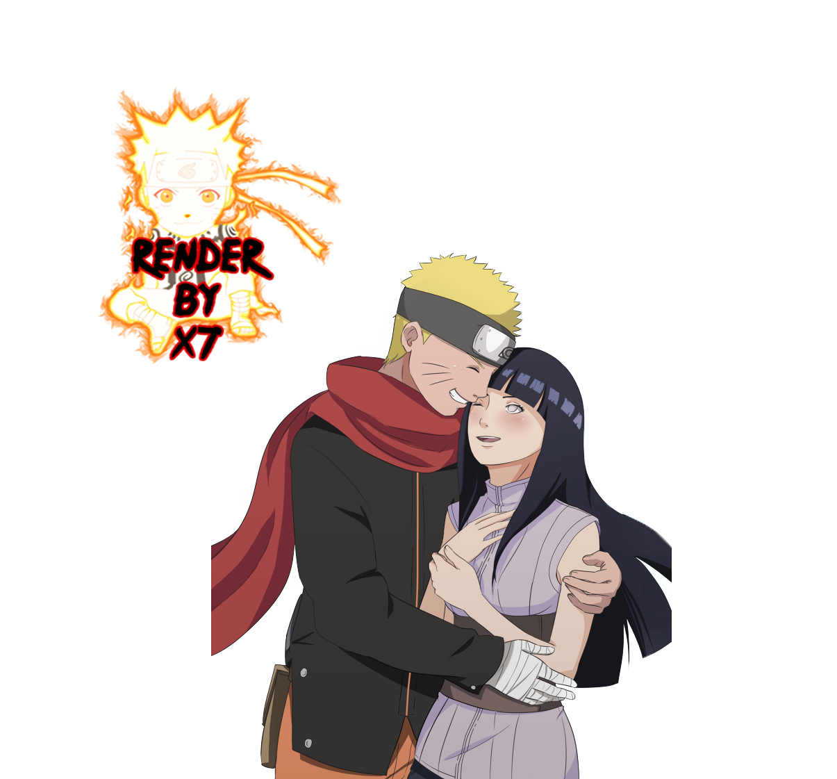 NaruHina Render By X7