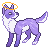 purple doggo