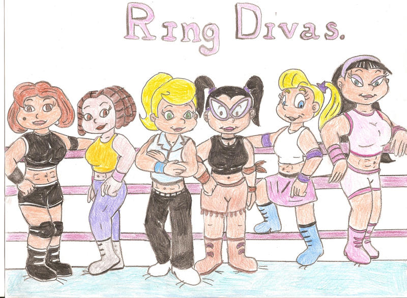 Ring Divas by Jose-Ramiro on DeviantArt