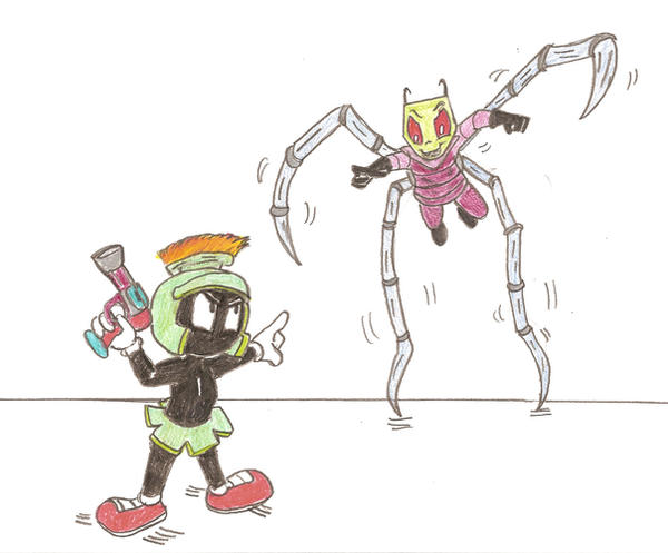 Alien Battle by Jose-Ramiro on DeviantArt