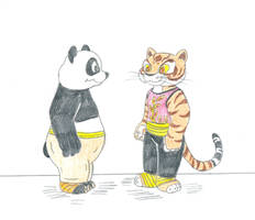 Po and Tigress - Kids