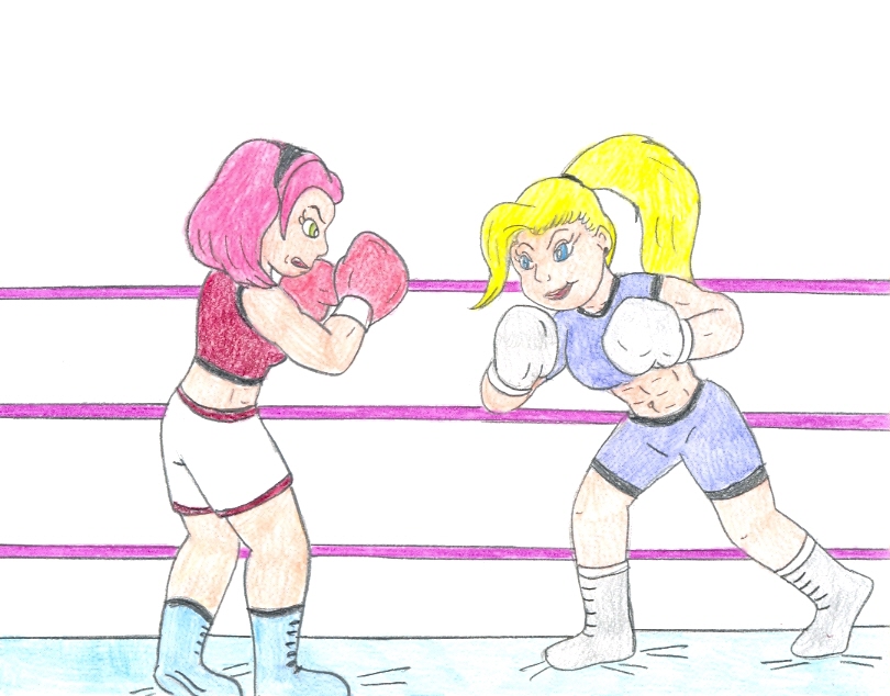 Boxing Sakura vs Ino by Jose-Ramiro on DeviantArt