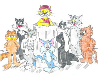 Toon Cats by Jose-Ramiro