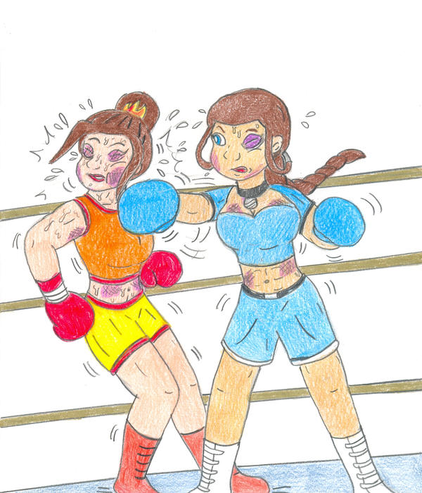 Boxing - Katara vs Azula