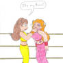 Wrestling Daisy vs Peach