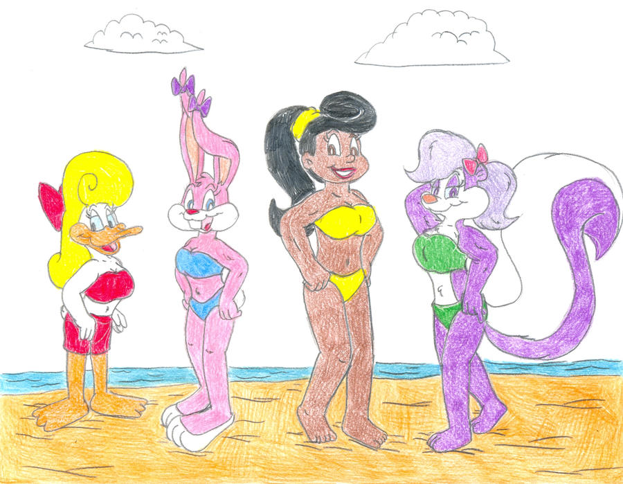 Beach Toon Girls