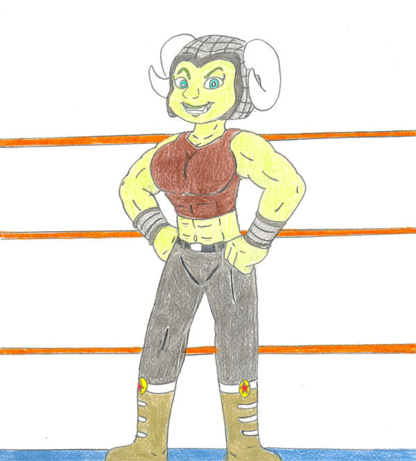 Wrestling Alien - April by Jose-Ramiro on DeviantArt