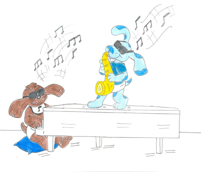 Baby Blue and Rowlf by Jose-Ramiro on DeviantArt