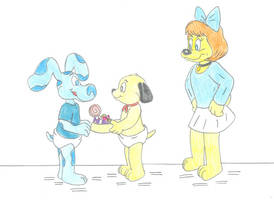 Pound Puppies and Baby Blue