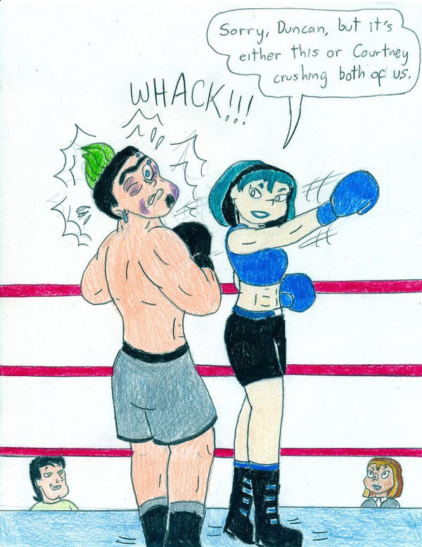 Boxing - Gwen vs Duncan by Jose-Ramiro on DeviantArt