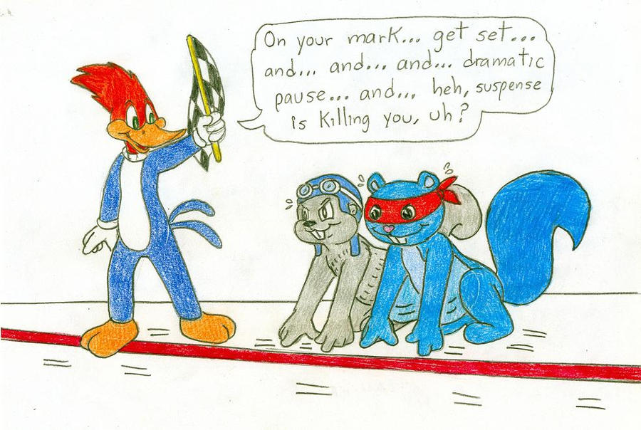 Meme Squirrels Racing Flying Squirrels' Race by Jose-Ramiro on DeviantArt