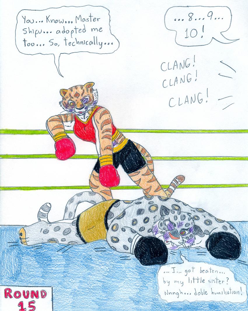 Boxing Tai Lung Vs Tigress Ending By Jose Ramiro On.