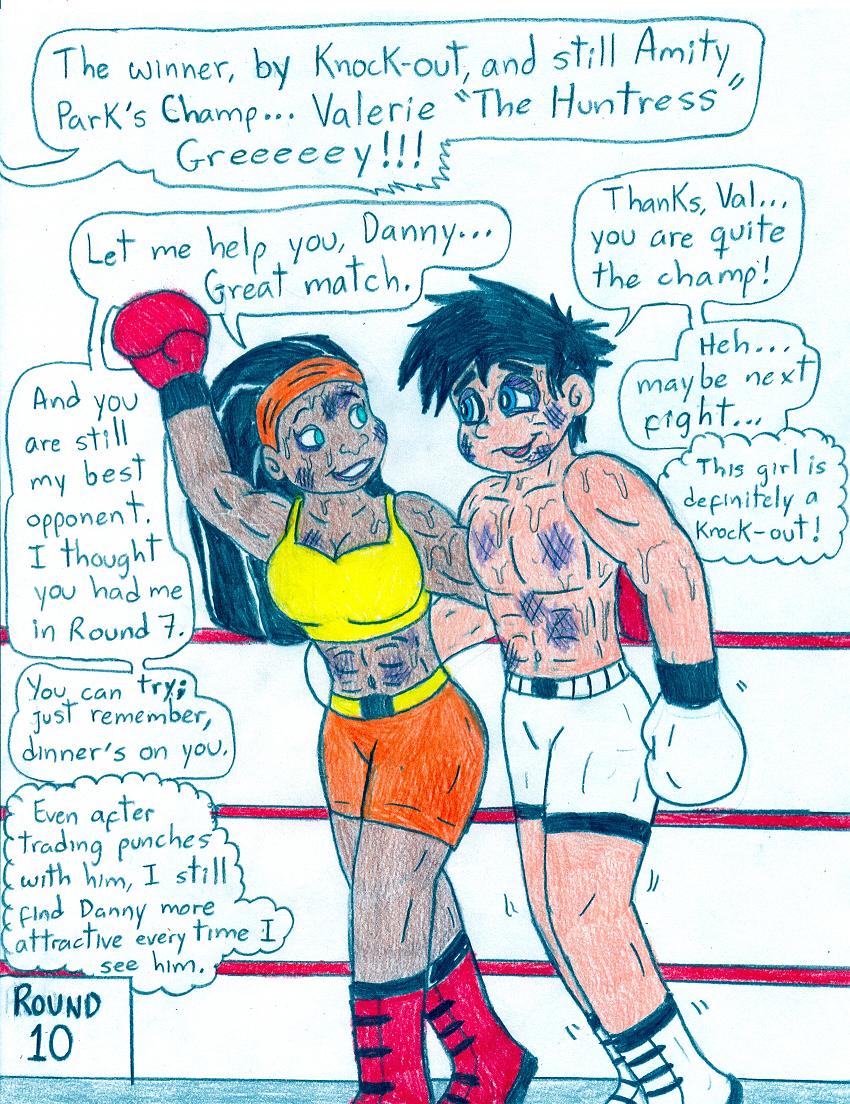 Boxing Valerie Grey vs Danny Fenton