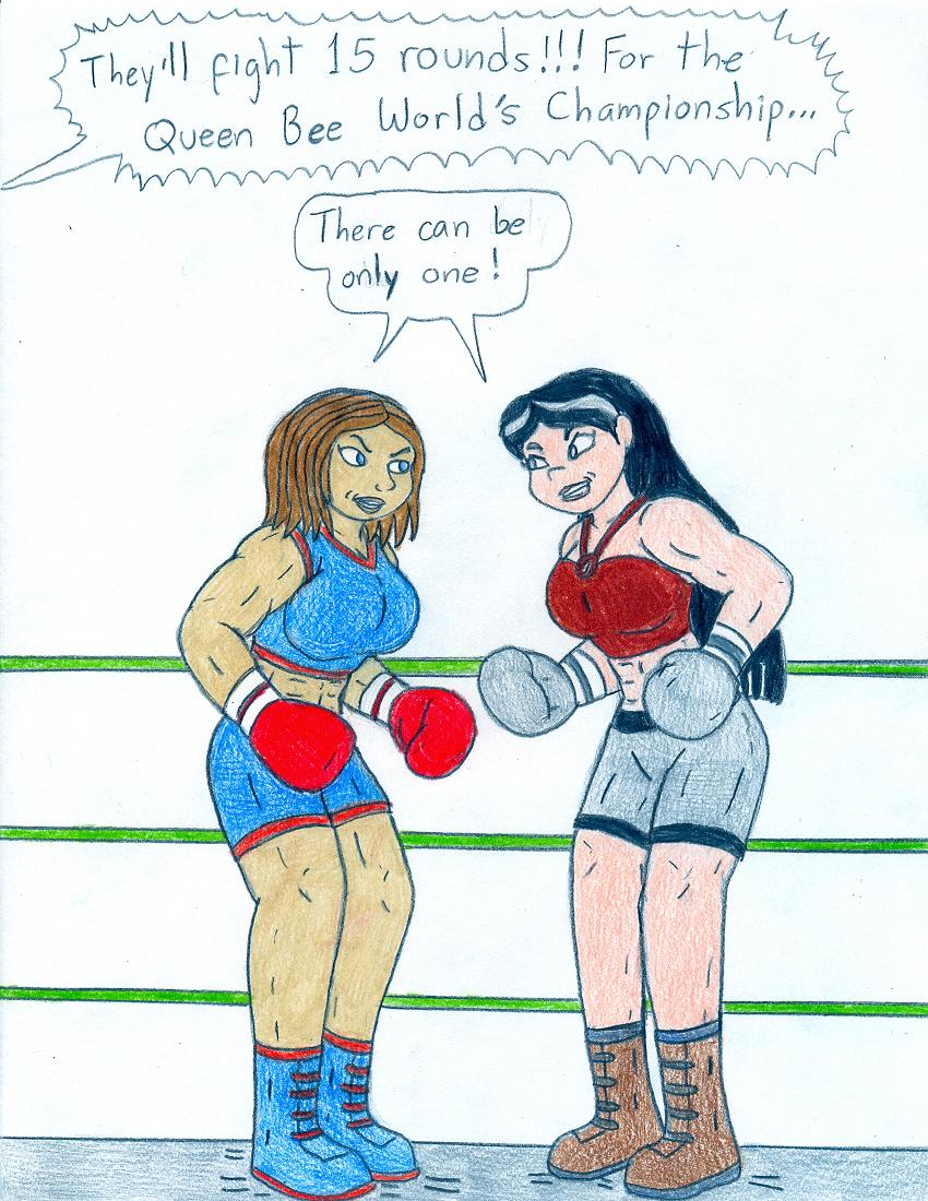 Boxing Bonnie vs Heather