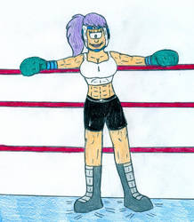 Boxing Leela by Jose-Ramiro