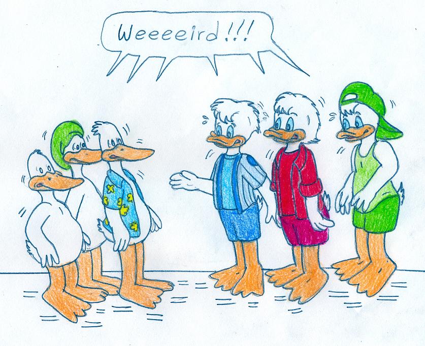 Duck Triplets Two sets of duck triplets by Jose-Ramiro on DeviantArt