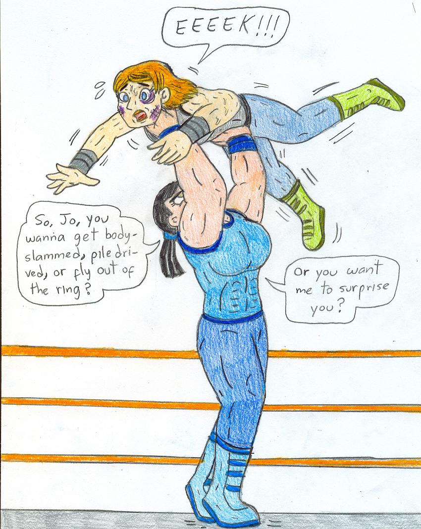 Wrestling Jo Vs Eva By Jose Ramiro On Deviantart Wrestling Jo Vs Eva By Jose Ramiro On Deviantart
