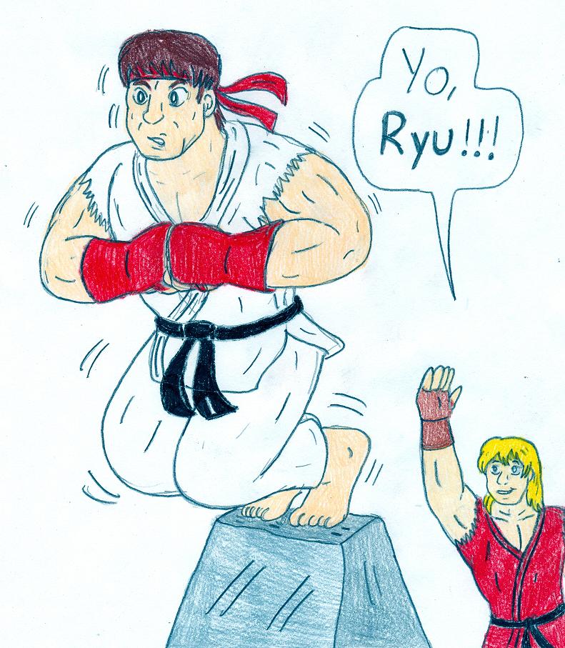 TinyHammer's request - Ryu and Ken