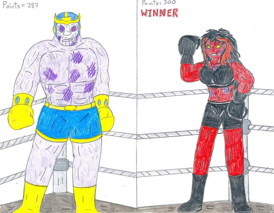 Boxing Thanos vs Red She Hulk by Jose-Ramiro on DeviantArt