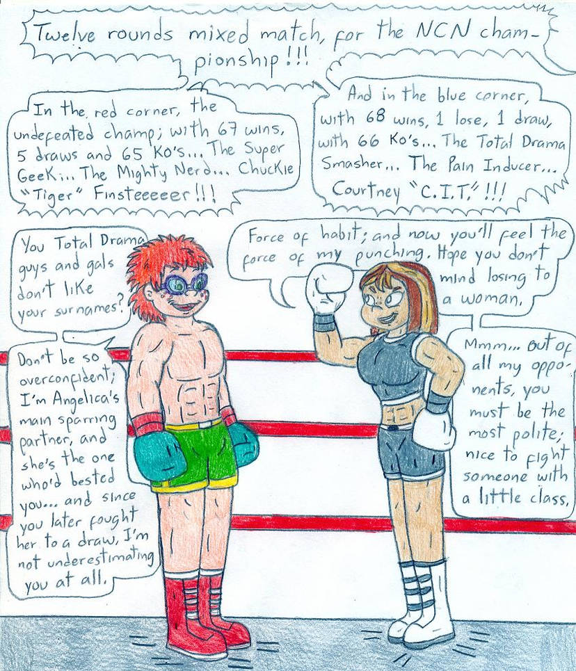Boxing Chuckie vs Courtney by Jose-Ramiro on DeviantArt