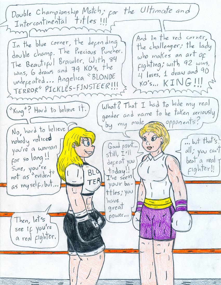 Boxing Angelica vs King 1