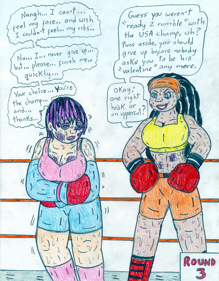 Boxing  Valerie Grey vs Lulu Valentine