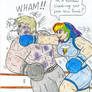 Boxing Human Rainbow Dash vs Dumbbell - Punch