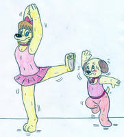Deviantart Jose Ramiro Flashdance Flashdance Muffy and Chip Crosswire by Jose-Ramiro on DeviantArt
