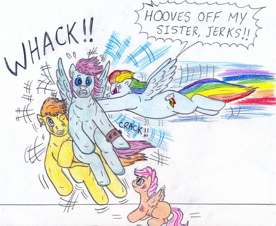 Sister vs Bullies - Rainbow Dash