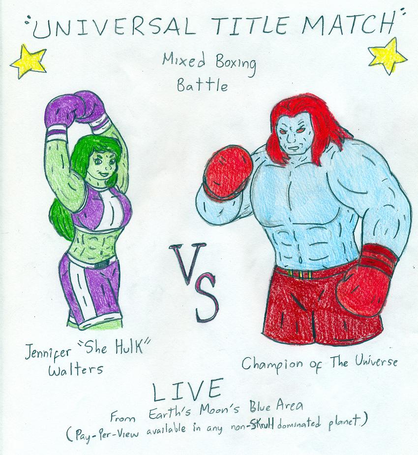 Hulk Boxing Boxing Poster - She Hulk vs COTU by Jose-Ramiro on DeviantArt