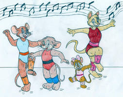 Deviantart Jose Ramiro Flashdance Dancing Mice in Leotards by Jose-Ramiro on DeviantArt