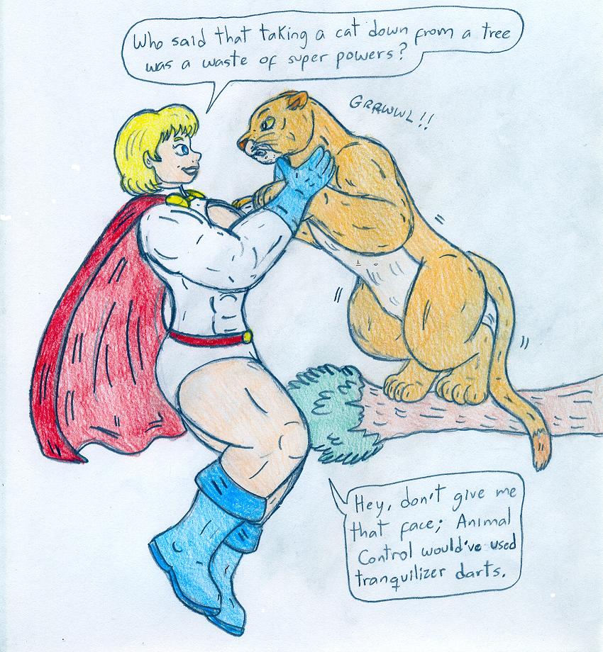 Power Girl - Cat Rescue