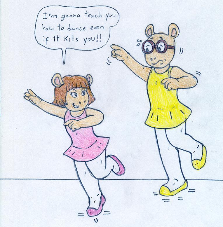 Deviantart Jose Ramiro Flashdance DW and Arthur - Ballerinas by Jose-Ramiro on DeviantArt