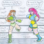 Boxing Izzy vs Human Pinkie Pie