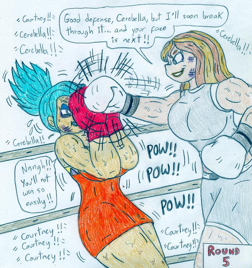 Jose Ramiro Coutney Boxing Courtney vs Cerebella by Jose-Ramiro on DeviantArt