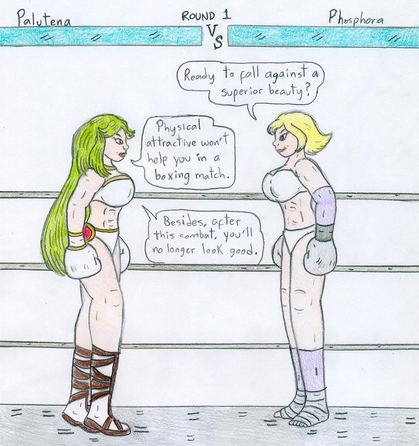 Boxing Palutena vs Phosphora