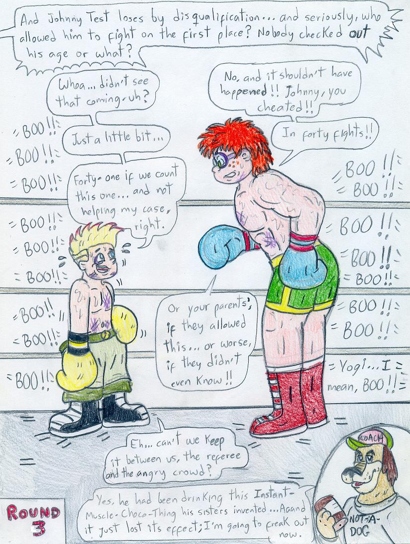 Boxing Chuckie vs Johnny Test - 2