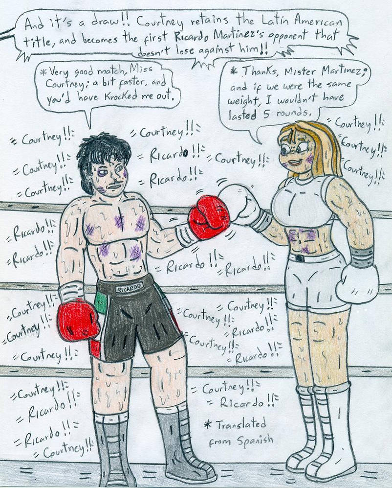 Boxing Courtney vs Ricardo Martinez by Jose-Ramiro on DeviantArt