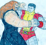 Colossus vs Mammoth by Jose-Ramiro