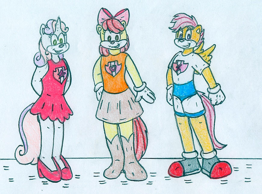 Jose Ramiro Deviantart Sonic Sonic Style - Cutie Mark Crusaders by Jose-Ramiro on DeviantArt