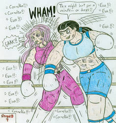 Boxing Eva vs Cornelia Li Britannia