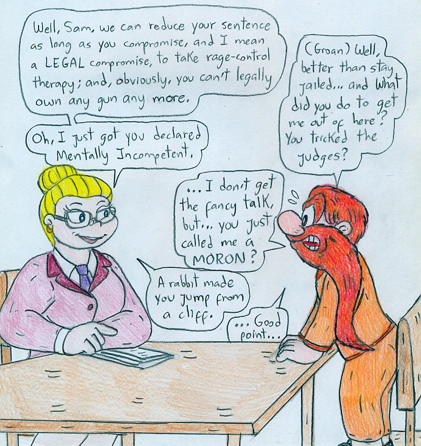 Attorney Angelica and Yosemite Sam by Jose-Ramiro on DeviantArt