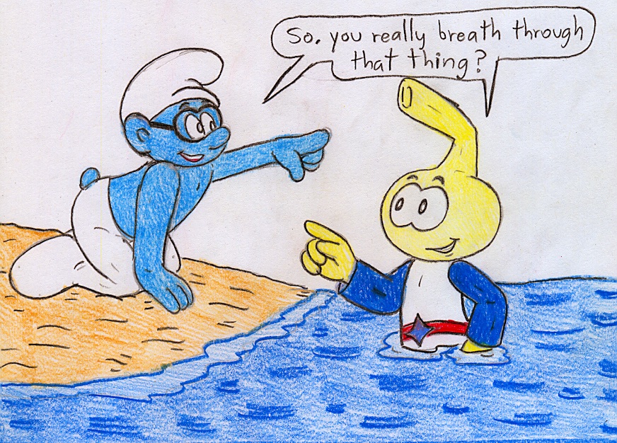 Deviantart Snork's Smurf meets Snork by Jose-Ramiro on DeviantArt